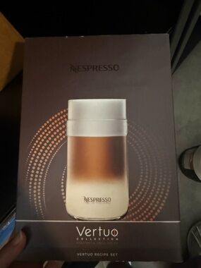 Nespresso Vertuo Recipe Set - Brown & White Packaging